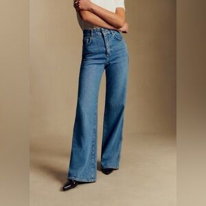 Sezane 70s Flare Jean Blue 36 NEW